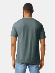 Gildan Unisex Adult CVC T-Shirt (Dark Heather)