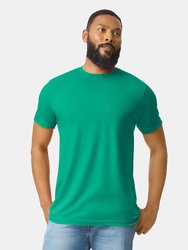 Gildan Unisex Adult CVC T-Shirt (Kelly Mist) - Kelly Mist