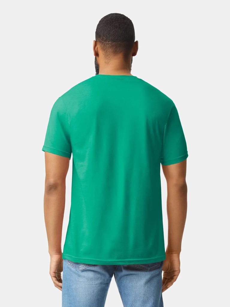 Gildan Unisex Adult CVC T-Shirt (Kelly Mist)