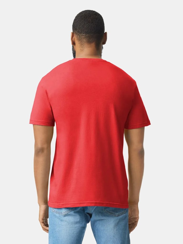 Gildan Unisex Adult CVC T-Shirt (Red Mist)