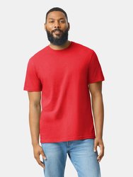 Gildan Unisex Adult CVC T-Shirt (Red Mist) - Red Mist