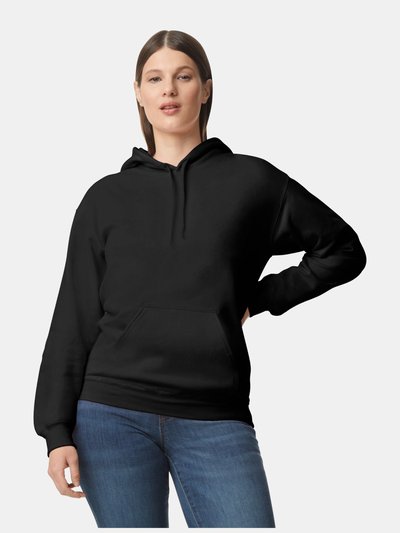 Gildan Gildan Unisex Adult Softstyle Fleece Midweight Hoodie (Black) product