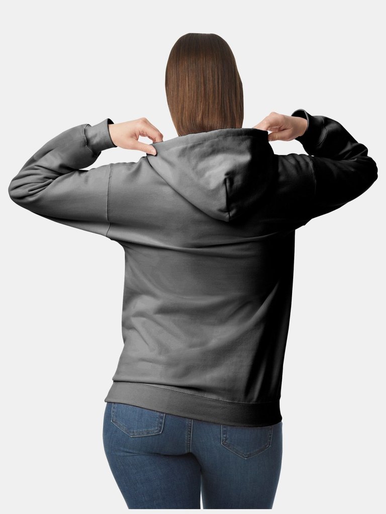 Gildan Unisex Adult Softstyle Fleece Midweight Hoodie (Charcoal)