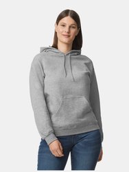 Gildan Unisex Adult Softstyle Fleece Midweight Hoodie (Sports Grey) - Sports Grey