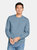 Gildan Unisex Adult Softstyle Fleece Midweight Pullover (Stone Blue) - Stone Blue