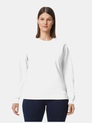 Gildan Unisex Adult Softstyle Plain Midweight Fleece Top (White) - White