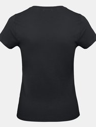 Gildan Womens/Ladies Softstyle Midweight T-Shirt (Pitch Black)
