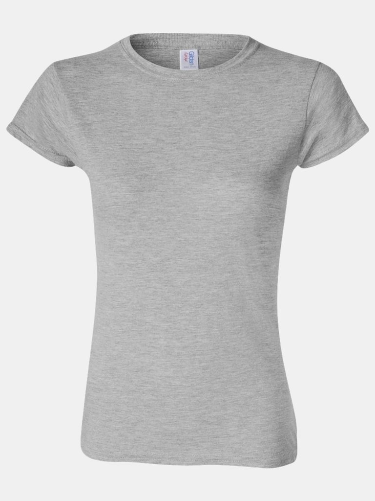 Gildan Womens/Ladies Softstyle Midweight T-Shirt (Sports Grey) - Sports Grey