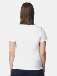 Gildan Womens/Ladies Softstyle Plain Midweight T-Shirt (White)