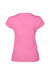 Ladies Soft Style Short Sleeve V-Neck T-Shirt - Azalea