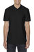 Softstyle Mens Short Sleeve Double Pique Polo Shirt - Black