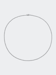 2ct Diamond Tennis Necklace - White Gold