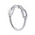Chainlink Rope Ring - White Gold