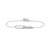 Paperclip Bracelet - White Gold