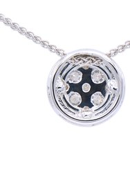 Round Diamond Illusion Pendant