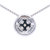 Round Diamond Illusion Pendant