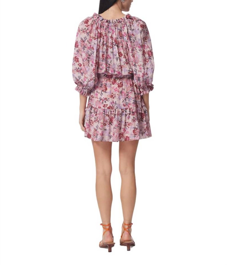 Mel Dress In Monet Garden Print