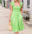 Tessa Dress In Green Apple