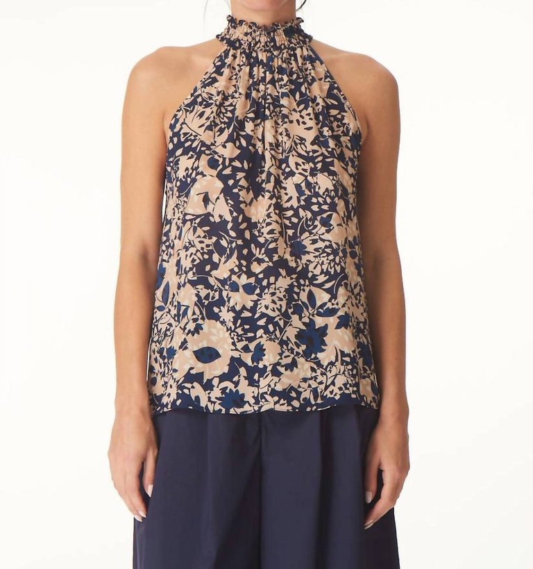 Xenia Top In Bali Print - Bali Print