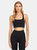 Cropped Paloma Sports Bra - Black