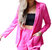 All Of The Lights Blazer - Hot Pink