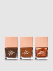 Non-Toxic Nail Polish Set - Brown