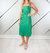 Emmie Midi Dress In Emerald - Emerald