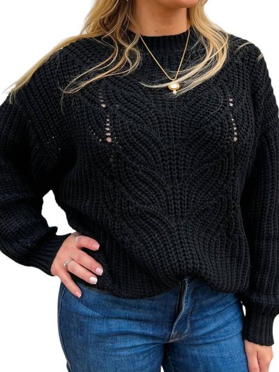GLAM Open Cable Knit Sweater product