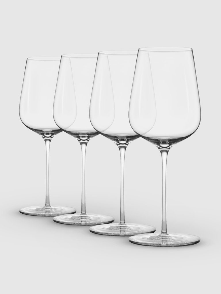 Universal Hand Made Wine Glasses, Set of 4