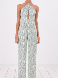 Back Cross Tied Jumpsuit