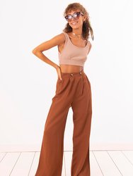 Linen Palazzo Pants