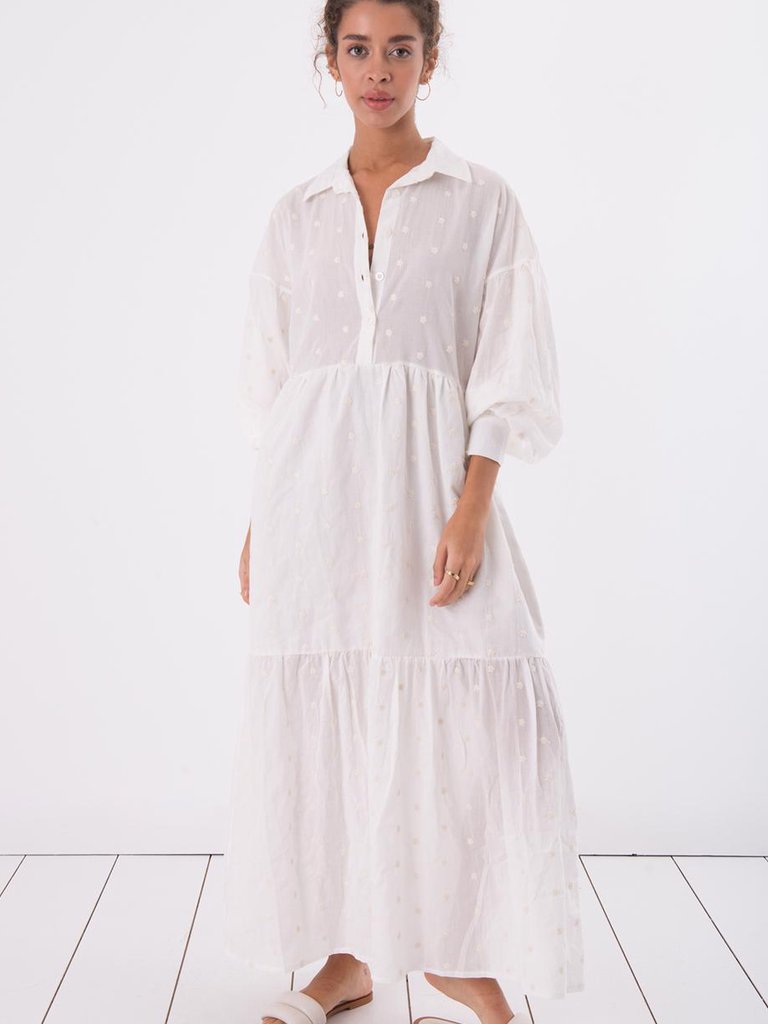 Long Sleeve Oversize Maxi Dress