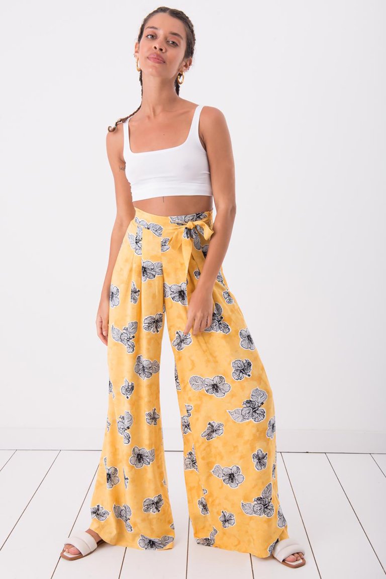 Printed Palazzo Pants