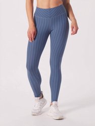 Pursuit Legging - Blue/White