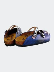 Black Cute Penguins Patterned Clogs - WCAL175