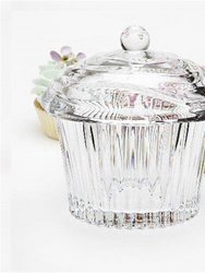 64601 Cupcake Covered Box - Crystal