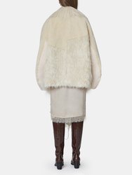 Faux Shearling 4-Paneled Jacket