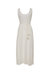 Liza Sequin Long Tank Dress In Cloud - Cloud