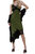 Women's Emma Bottom Slip Dress In Sage Green/black