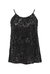 Women's Lexi Sequin Halter Top In Black - Black