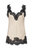 Women's Megan Lace Tank Top In Pearl/black - Pearl/black