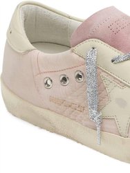 Super Star Lace Up Sneakers - Pink