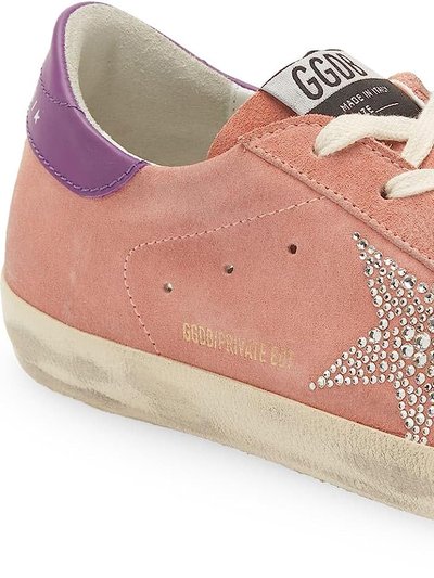 Golden Goose Women Super Star Pink Suede Leather Sneakers Rubber Shoes product