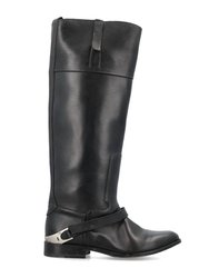 Women'S Charlie Leather Boot - Black