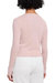 Pointelle Crop Cardigan In Rose Quartz