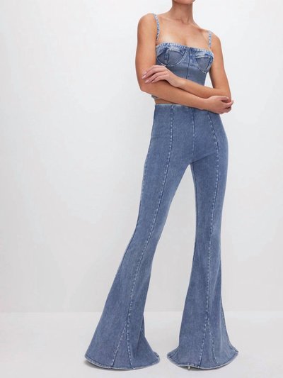 GOOD AMERICAN Soft Sculpt Extreme Flare Jeans In Blue product