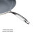 Goodful 11-Inch Ceramic Nonstick Frying Pan, Dishwasher Safe Skillet with Comfort Grip Stainless Steel Handle, PFOA-Free, Cream