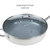 Goodful Ceramic Nonstick 4 Quart Deep Pan with Lid, Dishwasher Safe, Comfort Grip Stainless Steel Handle, Cream