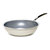 Goodful Ceramic Nonstick Wok, Comfort Grip Stainless Steel Handle, Made without PFOA, 11-Inch, Cream