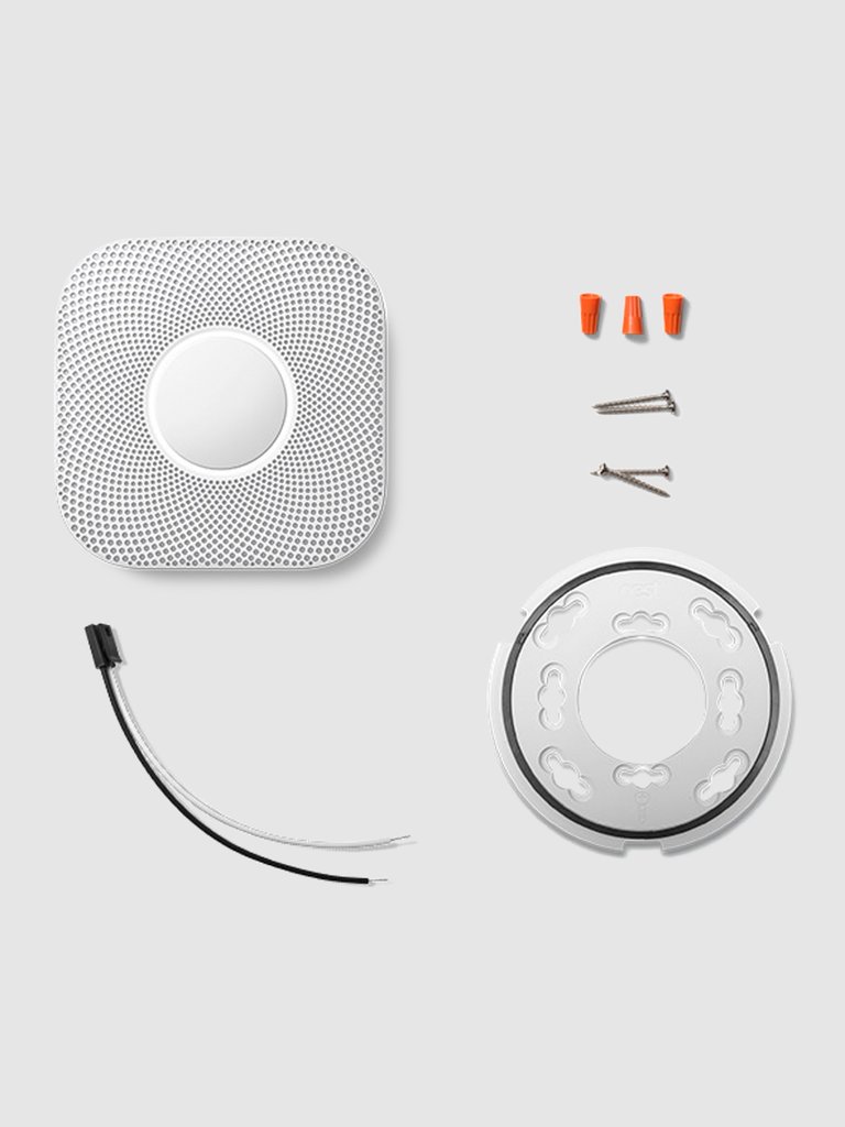 Google Nest Protect Sensor Alarm, Wired